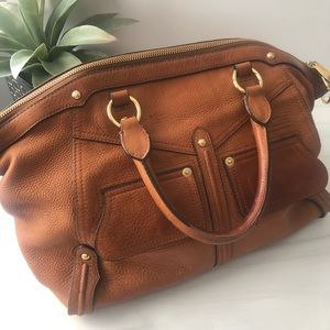 Vintage Lauren Ralph Lauren Brown Leather Satchel